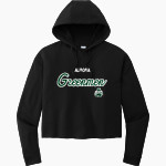 AURORA HIGH SCHOOL GREENMEN <span class="pdp-name-mascot">AURORA GREENMEN</span> Sport-Tek Women's PosiCharge Tri-Blend Fleece Midi Hoodie Front Thumbnail