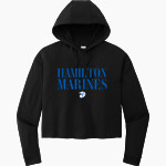 HAMILTON HIGH SCHOOL MARINES Sport-Tek Women's PosiCharge Tri-Blend Fleece Midi Hoodie Front Thumbnail