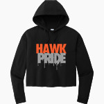 GALLATIN COUNTY HIGH SCHOOL HAWKS Sport-Tek Women's PosiCharge Tri-Blend Fleece Midi Hoodie Front Thumbnail