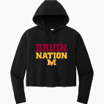 MOUNTAIN VIEW HIGH SCHOOL BRUINS Sport-Tek Women's PosiCharge Tri-Blend Fleece Midi Hoodie Front Thumbnail