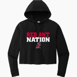 PROGRESO HIGH SCHOOL RED ANTS Sport-Tek Women's PosiCharge Tri-Blend Fleece Midi Hoodie Front Thumbnail
