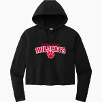 TWIN VALLEY WILDCATS Sport-Tek Women's PosiCharge Tri-Blend Fleece Midi Hoodie Front Thumbnail