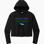 Blaker Kinser Sharks <span class="pdp-name-mascot">Blaker Kinser Sharks</span> Sport-Tek Women's PosiCharge Tri-Blend Fleece Midi Hoodie Front Thumbnail