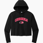 CHADWICK HIGH SCHOOL CARDINALS Sport-Tek Women's PosiCharge Tri-Blend Fleece Midi Hoodie Front Thumbnail