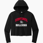 SENTINEL HIGH SCHOOL BULLDOGS <span class="pdp-name-mascot">SENTINEL BULLDOGS</span> Sport-Tek Women's PosiCharge Tri-Blend Fleece Midi Hoodie Front Thumbnail