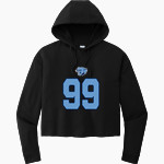 ALL SAINTS CATHOLIC HIGH SCHOOL COUGARS <span class="pdp-name-mascot">ALL SAINTS COUGARS</span> Sport-Tek Women's PosiCharge Tri-Blend Fleece Midi Hoodie Front Thumbnail