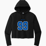 Strong Quality Basketball Association Basketball Sport-Tek Women's PosiCharge Tri-Blend Fleece Midi Hoodie Front Thumbnail