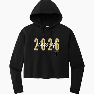 Sport-Tek Women's PosiCharge Tri-Blend Fleece Midi Hoodie