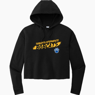 Sport-Tek Women's PosiCharge Tri-Blend Fleece Midi Hoodie