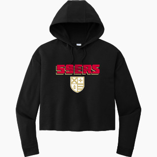 Sport-Tek Women's PosiCharge Tri-Blend Fleece Midi Hoodie