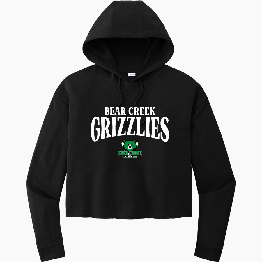 Bear Creek Grizzlies Sport-Tek Women's PosiCharge Tri-Blend Fleece Midi Hoodie