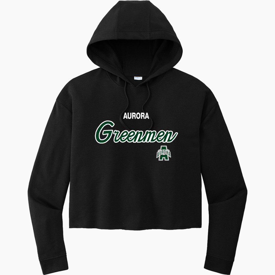 AURORA HIGH SCHOOL GREENMEN <span class="pdp-name-mascot">AURORA GREENMEN</span> Sport-Tek Women's PosiCharge Tri-Blend Fleece Midi Hoodie