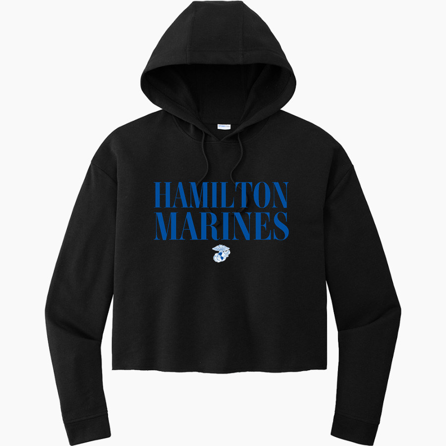 HAMILTON HIGH SCHOOL MARINES Sport-Tek Women's PosiCharge Tri-Blend Fleece Midi Hoodie