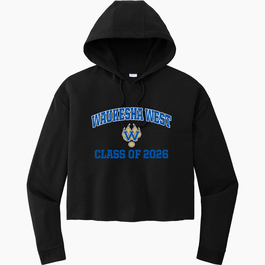 WAUKESHA WEST HIGH SCHOOL WOLVERINES <span class="pdp-name-mascot">WAUKESHA WEST WOLVERINES</span> Sport-Tek Women's PosiCharge Tri-Blend Fleece Midi Hoodie