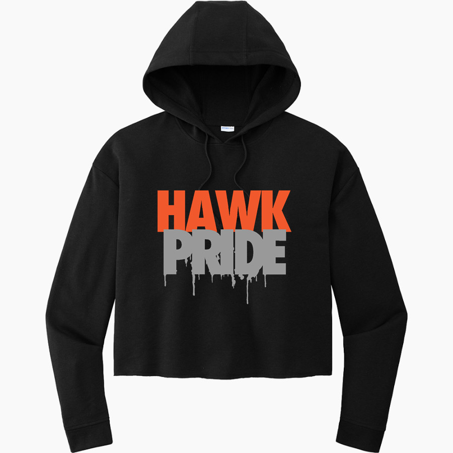 GALLATIN COUNTY HIGH SCHOOL HAWKS Sport-Tek Women's PosiCharge Tri-Blend Fleece Midi Hoodie