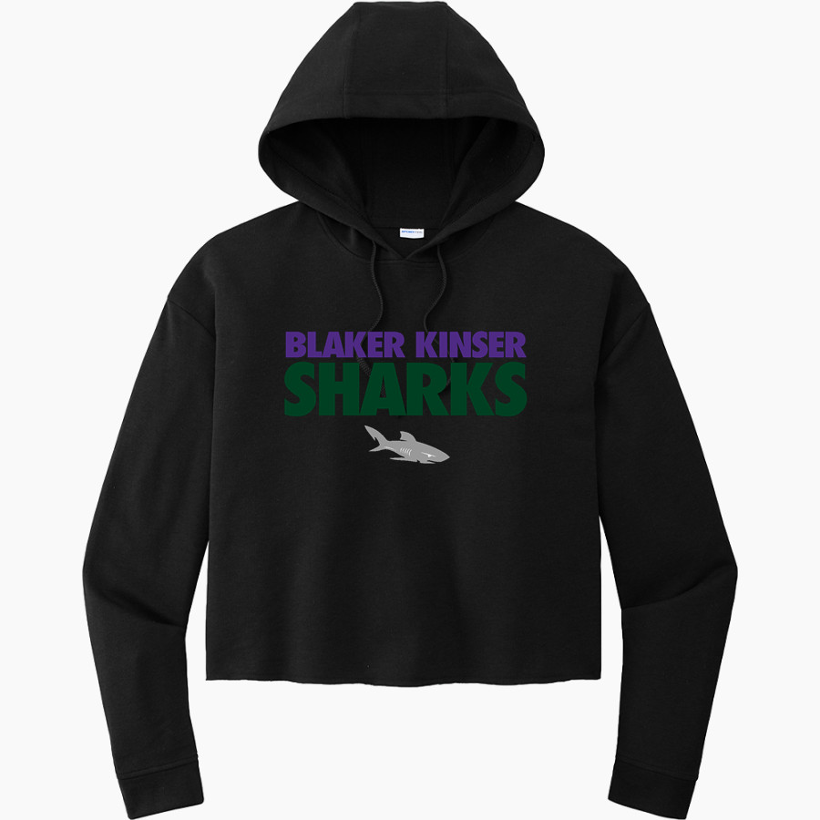 Blaker Kinser Sharks <span class="pdp-name-mascot">Blaker Kinser Sharks</span> Sport-Tek Women's PosiCharge Tri-Blend Fleece Midi Hoodie