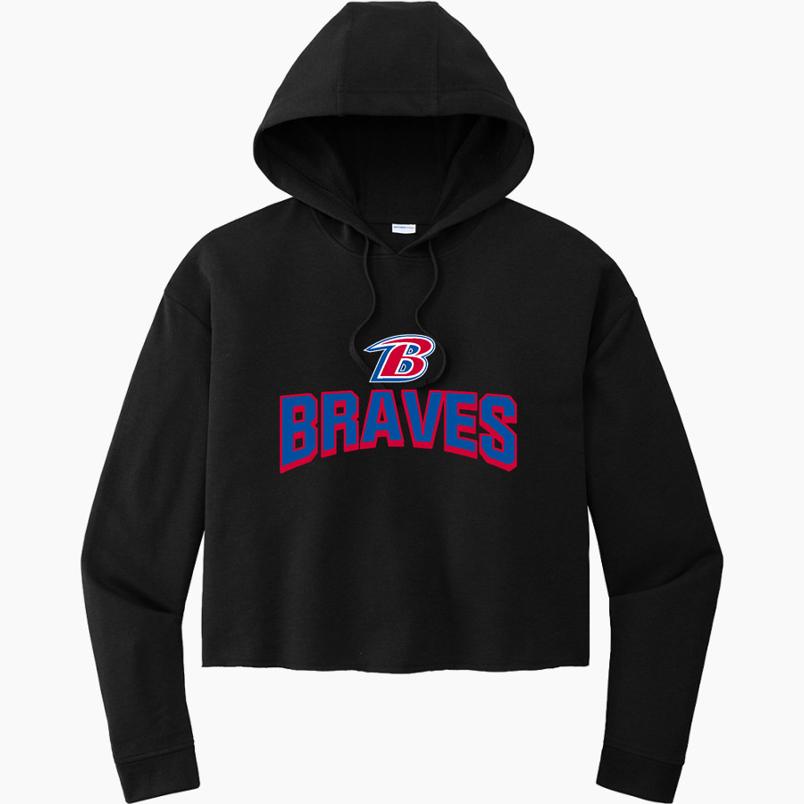 Bondurant Braves Sport-Tek Women's PosiCharge Tri-Blend Fleece Midi Hoodie