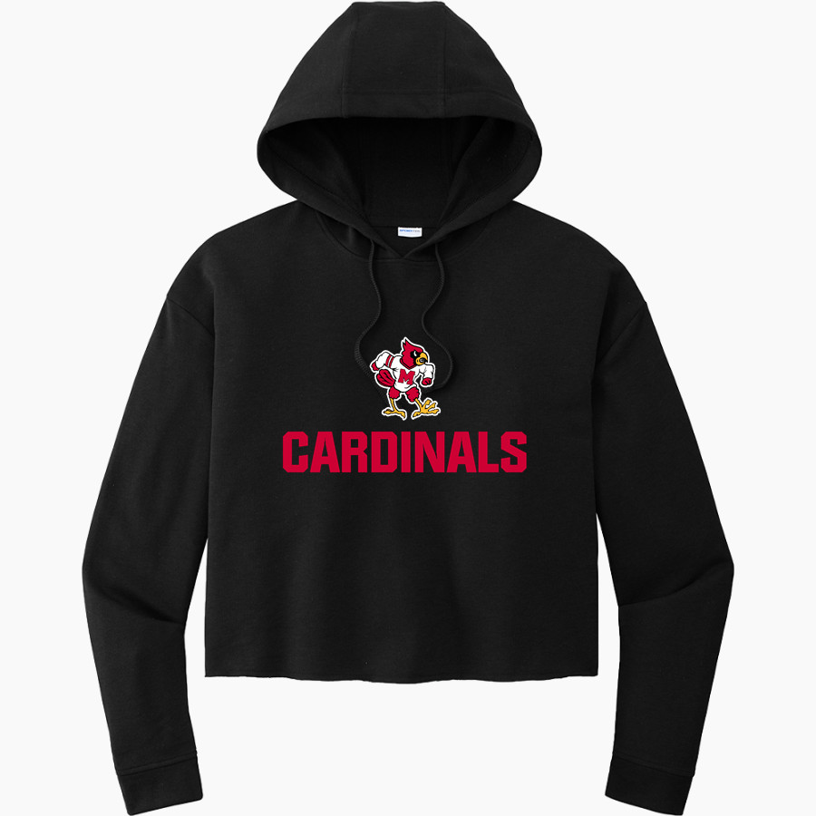 MAYFIELD HIGH SCHOOL CARDINALS Sport-Tek Women's PosiCharge Tri-Blend Fleece Midi Hoodie