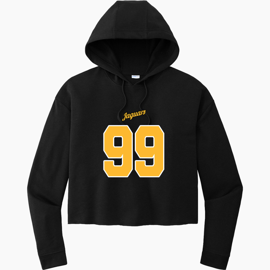 KING HIGH SCHOOL JAGUARS Sport-Tek Women's PosiCharge Tri-Blend Fleece Midi Hoodie