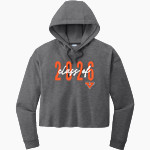 Jackson Pathways Vikings <span class="pdp-name-mascot">Jackson Pathways Vikings</span> Sport-Tek Women's PosiCharge Tri-Blend Fleece Midi Hoodie Front Thumbnail