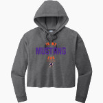 Skyline Gila River Mustangs <span class="pdp-name-mascot">Skyline Mustangs</span> Sport-Tek Women's PosiCharge Tri-Blend Fleece Midi Hoodie Front Thumbnail