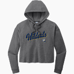 Oxford Wildcats <span class="pdp-name-mascot">Oxford Wildcats</span> Sport-Tek Women's PosiCharge Tri-Blend Fleece Midi Hoodie Front Thumbnail
