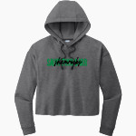 Saint Finn Barr Shamrocks <span class="pdp-name-mascot">Saint Finn Barr Catholic School Shamrocks</span> Sport-Tek Women's PosiCharge Tri-Blend Fleece Midi Hoodie Front Thumbnail