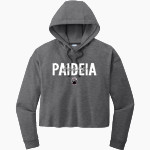 Paideia High Bears Sport-Tek Women's PosiCharge Tri-Blend Fleece Midi Hoodie Front Thumbnail