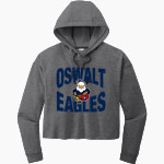 Oswalt Eagles Sport-Tek Women's PosiCharge Tri-Blend Fleece Midi Hoodie Front Thumbnail