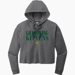 Grambling Kittens Sport-Tek Women's PosiCharge Tri-Blend Fleece Midi Hoodie Front Thumbnail