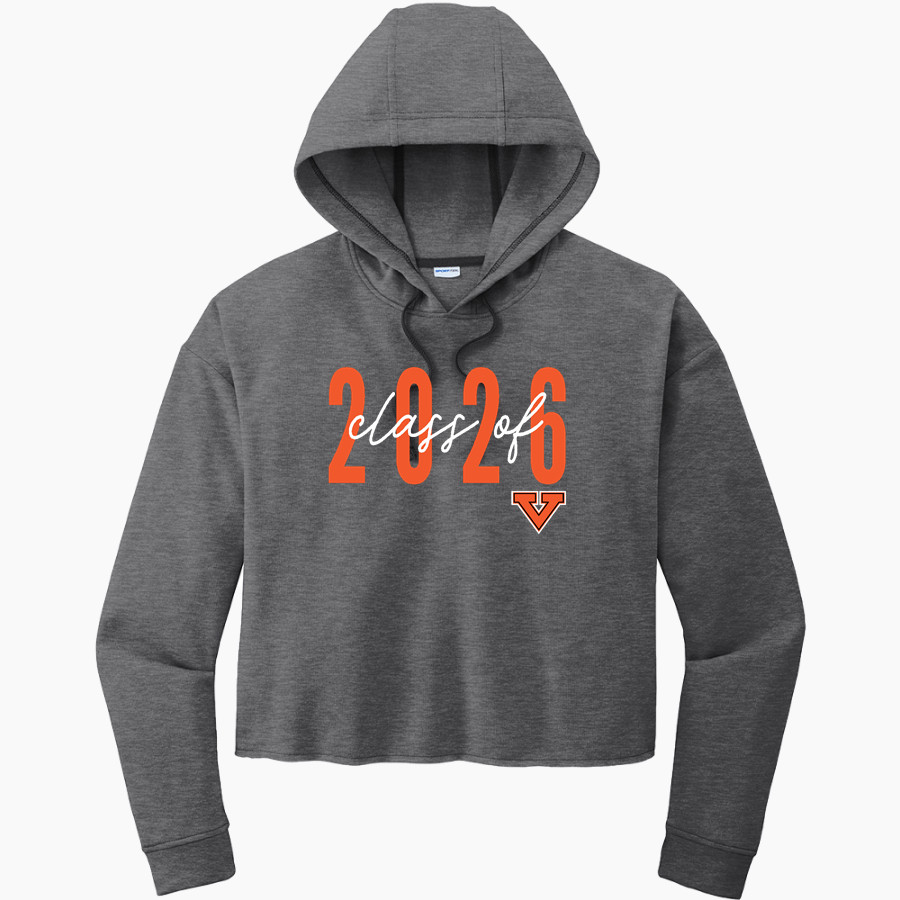 Jackson Pathways Vikings <span class="pdp-name-mascot">Jackson Pathways Vikings</span> Sport-Tek Women's PosiCharge Tri-Blend Fleece Midi Hoodie