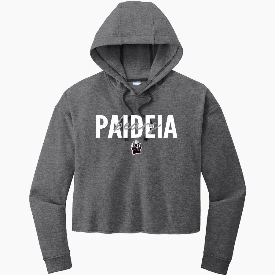 Paideia High Bears Sport-Tek Women's PosiCharge Tri-Blend Fleece Midi Hoodie