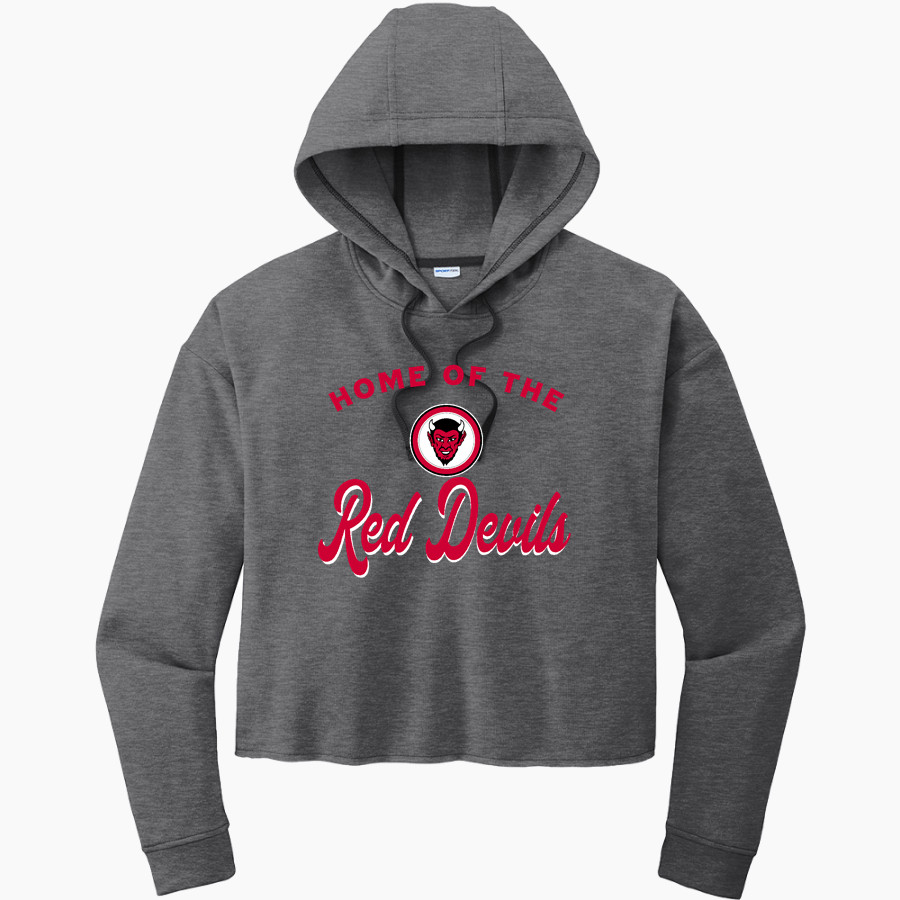 Chaffee Red Devils <span class="pdp-name-mascot">Chaffee Schools Red Devils</span> Sport-Tek Women's PosiCharge Tri-Blend Fleece Midi Hoodie