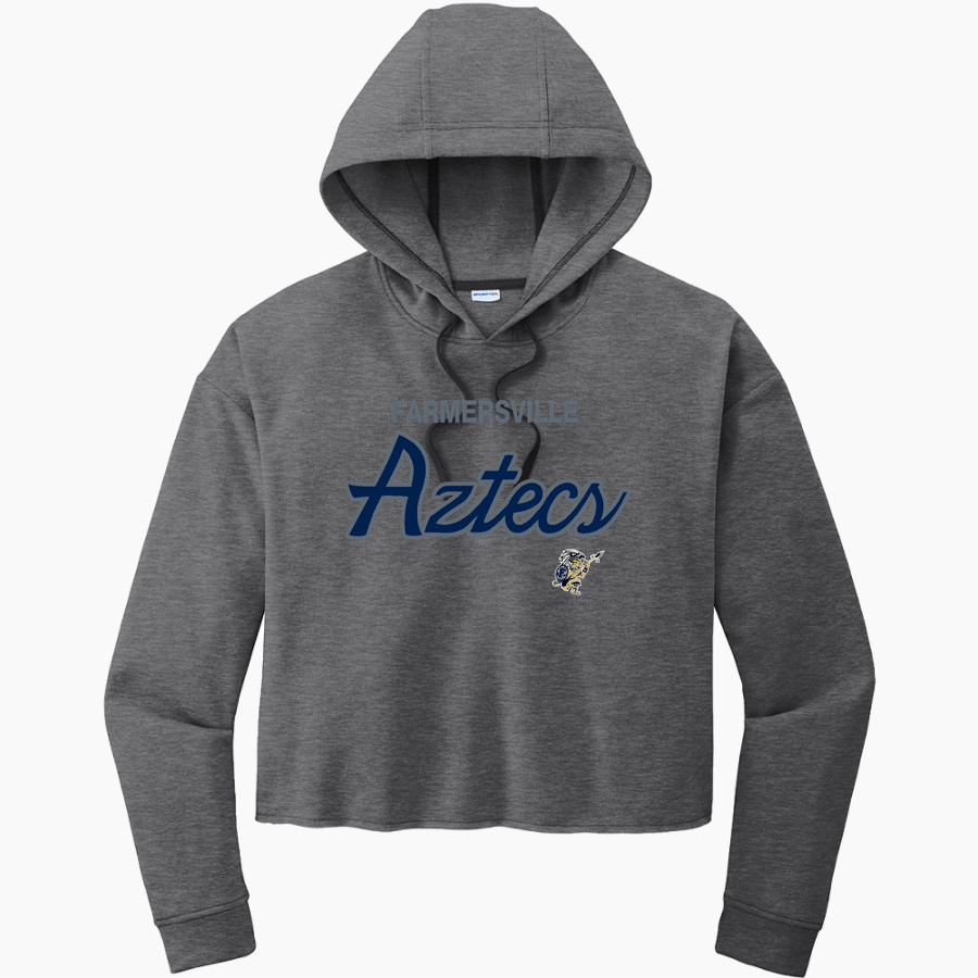 FARMERSVILLE HIGH SCHOOL AZTECS <span class="pdp-name-mascot">FARMERSVILLE AZTECS</span> Sport-Tek Women's PosiCharge Tri-Blend Fleece Midi Hoodie