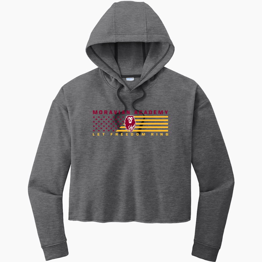 MORAVIAN ACADEMY LIONS <span class="pdp-name-mascot">MORAVIAN ACADEMY LIONS</span> Sport-Tek Women's PosiCharge Tri-Blend Fleece Midi Hoodie