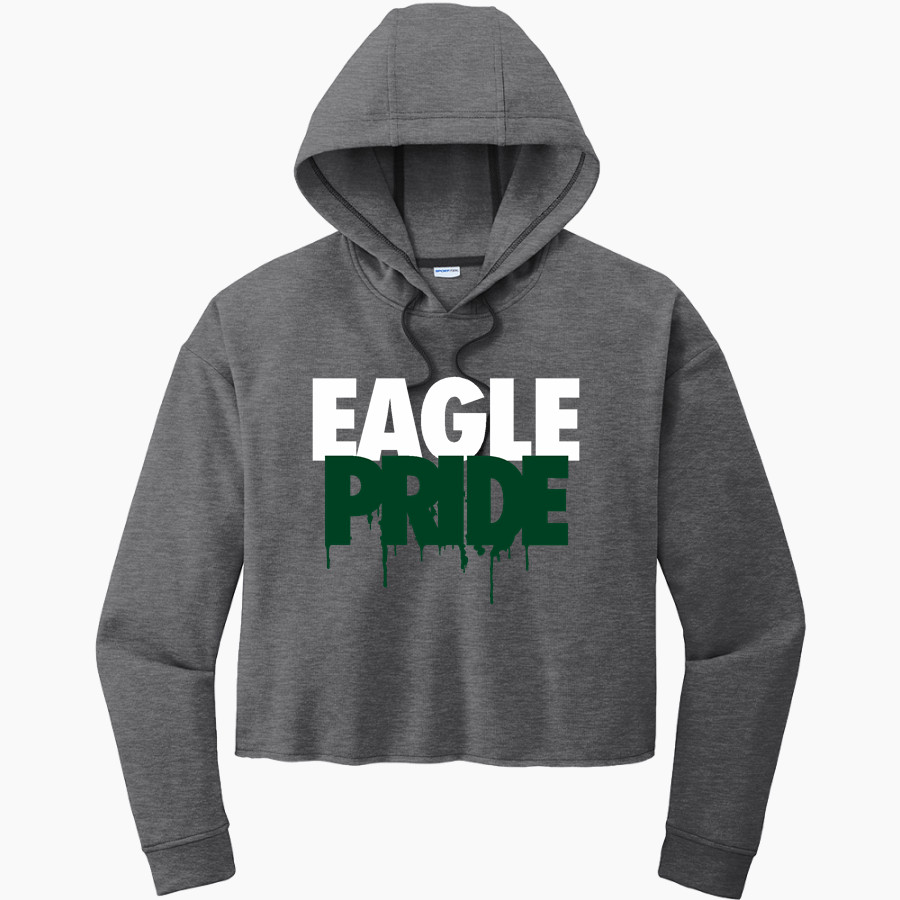 Evergreen Lutheran Eagles Sport-Tek Women's PosiCharge Tri-Blend Fleece Midi Hoodie