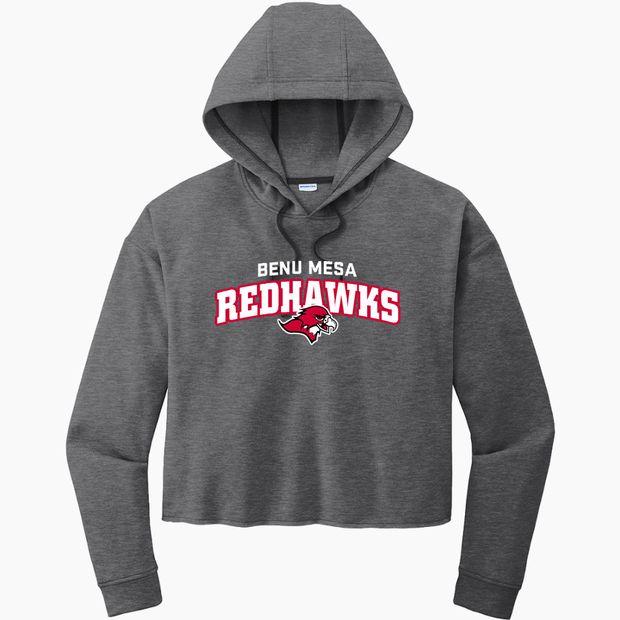 Benedictine University Mesa Redhawks <span class="pdp-name-mascot">Benedictine University Redhawks</span> Sport-Tek Women's PosiCharge Tri-Blend Fleece Midi Hoodie