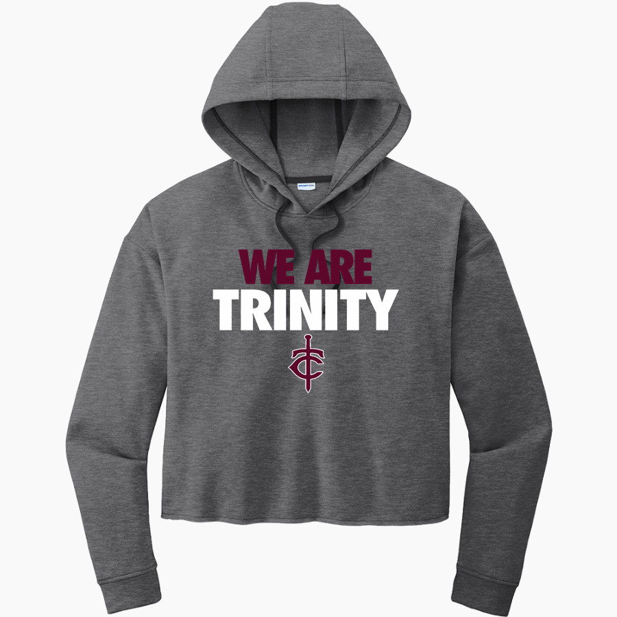 Trinity Warriors Sport-Tek Women's PosiCharge Tri-Blend Fleece Midi Hoodie