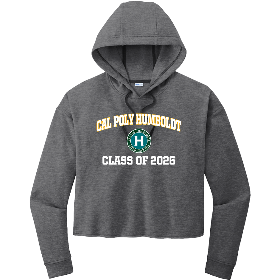 Cal Poly Humboldt Lumberjacks <span class="pdp-name-mascot">Humboldt State Lumberjacks</span> Sport-Tek Women's PosiCharge Tri-Blend Fleece Midi Hoodie