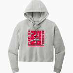 CARDINAL HIGH SCHOOL HUSKIES Sport-Tek Women's PosiCharge Tri-Blend Fleece Midi Hoodie Front Thumbnail