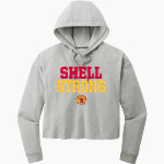 Roxana Shells <span class="pdp-name-mascot">Roxana Shells</span> Sport-Tek Women's PosiCharge Tri-Blend Fleece Midi Hoodie Front Thumbnail