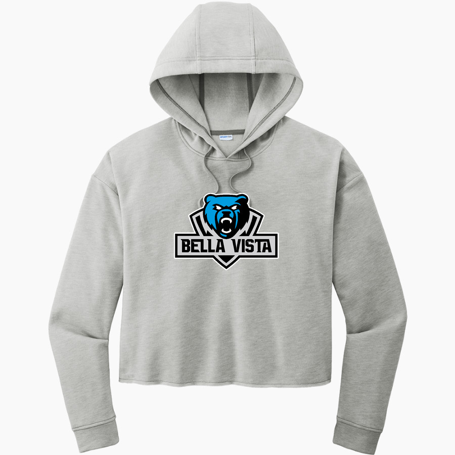 Bella Vista College Prep The Online Store <span class="pdp-name-mascot">BELLA VISTA BEARS</span> Sport-Tek Women's PosiCharge Tri-Blend Fleece Midi Hoodie