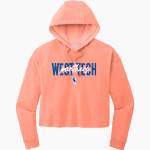 West Tech Panthers <span class="pdp-name-mascot">West Tech Panthers</span> Sport-Tek Women's PosiCharge Tri-Blend Fleece Midi Hoodie Front Thumbnail