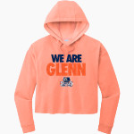 Glenn Grizzlies <span class="pdp-name-mascot">Tom Glenn Grizzlies</span> Sport-Tek Women's PosiCharge Tri-Blend Fleece Midi Hoodie Front Thumbnail