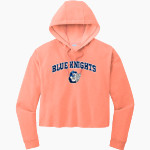 Oak Park Blue Knights Sport-Tek Women's PosiCharge Tri-Blend Fleece Midi Hoodie Front Thumbnail