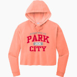 Park City Miners <span class="pdp-name-mascot">PARK CITY MINERS</span> Sport-Tek Women's PosiCharge Tri-Blend Fleece Midi Hoodie Front Thumbnail