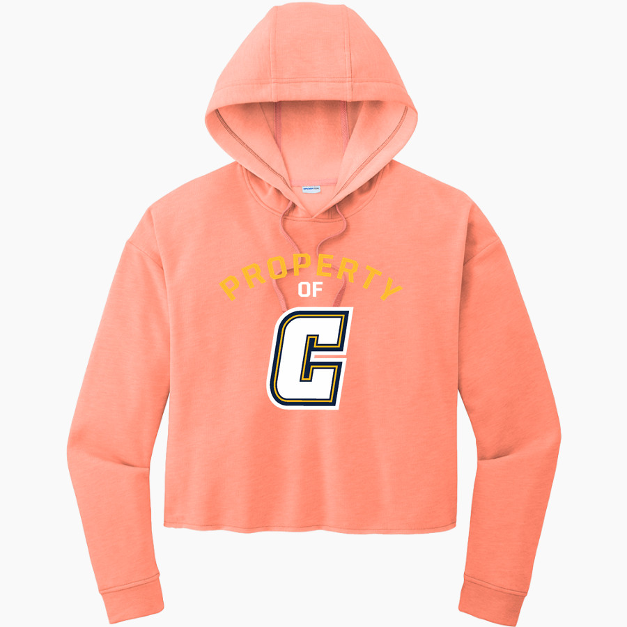 Coker Cobras Sport-Tek Women's PosiCharge Tri-Blend Fleece Midi Hoodie