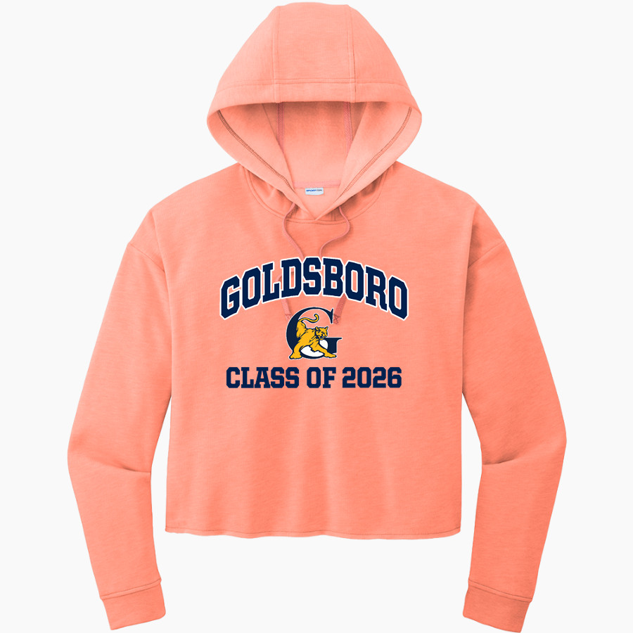 Goldsboro Cougars <span class="pdp-name-mascot">Goldsboro Cougars</span> Sport-Tek Women's PosiCharge Tri-Blend Fleece Midi Hoodie