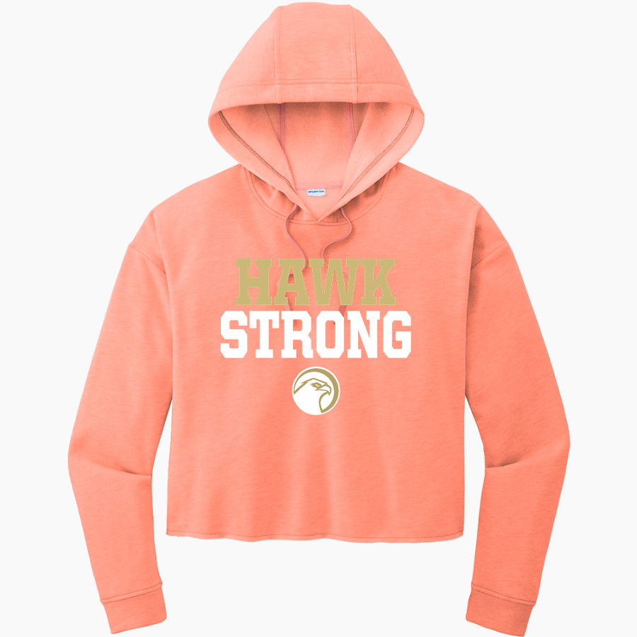 Holy Trinity Hawks <span class="pdp-name-mascot">Holy Trinity Hawks</span> Sport-Tek Women's PosiCharge Tri-Blend Fleece Midi Hoodie