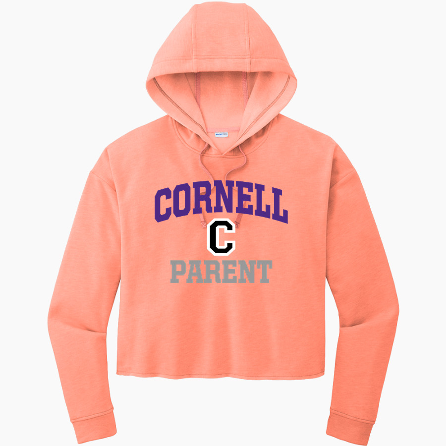 Cornell Rams <span class="pdp-name-mascot">Cornell Rams</span> Sport-Tek Women's PosiCharge Tri-Blend Fleece Midi Hoodie
